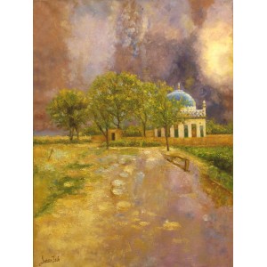 Imran Zaib, 18 x 24 Inch, Oil on Canvas, Landscape Painting, AC-IZ-009